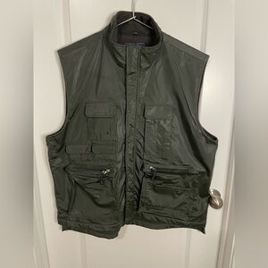 Men's Olive Outdoor Fishing Vest